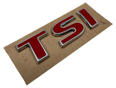 Produktbild von VW Tiguan 2 Touran 2 TSI Schriftzug Emblem Original rot 5TA853675H