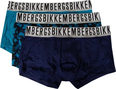 Immagine prodotto di Boxer uomo BIKKEMBERGS confezione 3 capi elastico a vista cotone elasticizzato underwear articolo BKK42UTR18TR, S - EU S - US XS - FR 2, Cotone 95%,Spandex 5%
