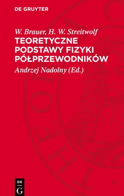 Produktbild von Teoretyczne podstawy fizyki pó¿przewodników