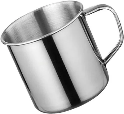 Produktbild von Famanu Kinderbecher Edelstahl - Vielseitig und Praktisch - 10 x 10 x 6 cm - Silber