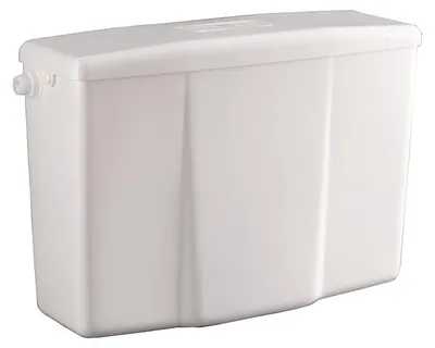 WC-Spülkasten Kunststoff, Low-Level, 9 Liter, Weiß