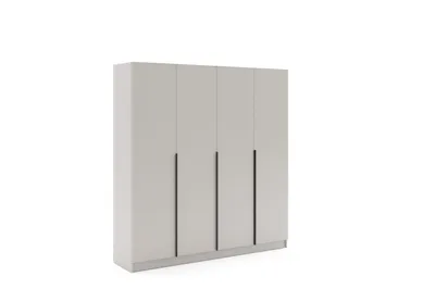 Zdjęcie produktu dla Szafa Riva kaszmir z lustrem wewnątrz szafy - 200 x 42 x 245 cm