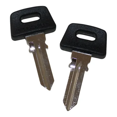 Zdjęcie produktu dla Blanki kluczy oryginalne (2 sztuki) do Piaggio Ape Sfera TPH Typhoon SKR Skipper Zip NRG Free, Vespa PX PK Cosa