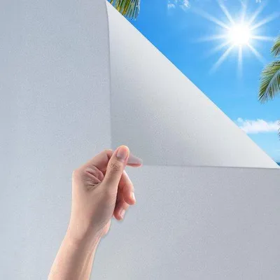 Produktbild von Famanu Fensterfolie Selbstklebend - Milchglasfolie 44,5 x 200 cm