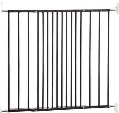 Produktbild von Famanu Schutzgitter für Türen und Treppen - Schwarz, 62,5-106,8 cm