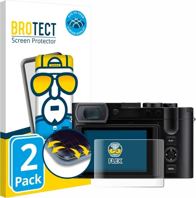 Produktbild von 2x BROTECT Fullscreen Schutzfolie für Leica Q3 / Q3 43 Displayschutz Folie Fullcover Klar Transparent