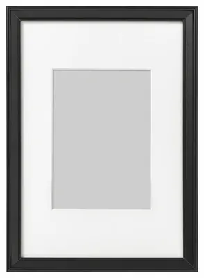 Produktbild von IKEA KNOPPANG Bilderrahmen Schwarz 21x30 cm