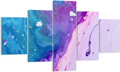 Produktbild von Bild auf Leinwand - Leinwandbild - Abstraktion modern - 125x70cm - Wand Bild - Wanddeko - Leinwanddruck - Bilder - Kunstdruck - Wanddekoration - Leinwand bilder - Wandkunst - EA125x70-3824