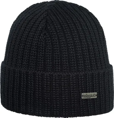 Produktbild von Eisglut Jocheng Wolle Wintermütze schwarz