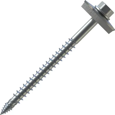 Produktbild von Reisser PR-TD Bohrschraube 6,0x90 mm, E22, Bimetall (Edelstahl A2/Stahl), Teilgewinde, SW8, Holz-UK - 100 Stk.