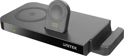 Produktbild von Unitek Drahtloses Ladegerät 48 W, Applewatch, Iphone