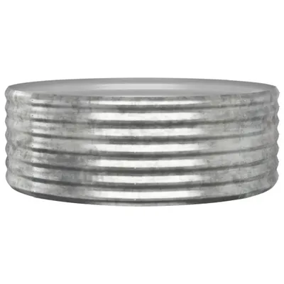 Immagine prodotto di vidaXL Letto rialzato in acciaio verniciato a polvere 100x100x36 cm Argento