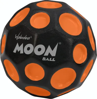 Produktbild von Waboba Ball Moon schwarz-orange | Wasserball Wurfball Springball Werfen Fangen