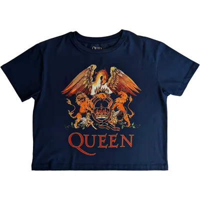 Obrázok produktu pre Queen Classic Crest Denim Blue XL Dámske Tričko