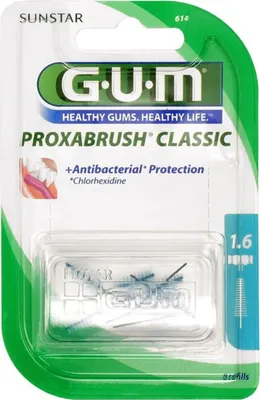 Image de Gum Proxabrush Brosse conique Recharge 4U R.614