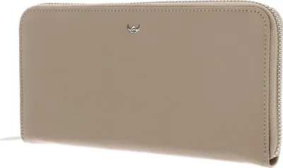 Produktbild von Golden Head Geldbörse Madrid RFID Protect Zipped Wallet Taupe