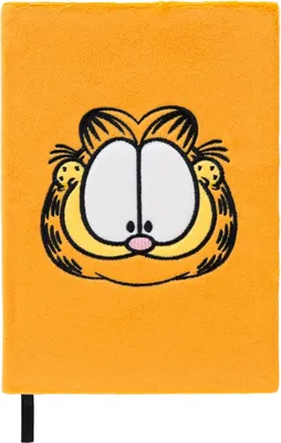 Produktbild von Garfield Premium Plüsch Notizbuch A5