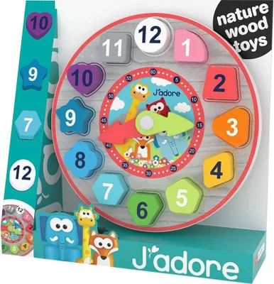 Produktbild von Holzuhr Einlegepuzzle