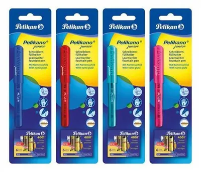 Produktbild von Pelikan Füller Pelikano Junior LH 4fach sortiert Blister
