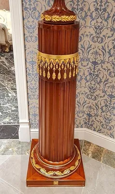 Produktbild von Casa Padrino Luxus Barock Säule Braun / Gold H. 120 cm - Barock Möbel -  Italy