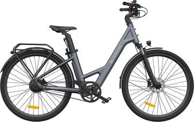 Immagine prodotto di Bicicletta Elettrica ADO Air 28 Pro - Potenza 250W Batteria 36V9.6Ah Autonomia Assistita 100KM Freno a Disco Idraulico - Grigio