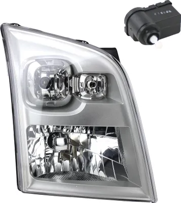 Produktbild von Scheinwerfer passend für Ford Transit 06 07/06- H4 Rechts Beifahr. m. Stellmotor 4047299 1435867 1063829 6C1113K198AA XS4X13K198AB YC1X13K198AA Johns