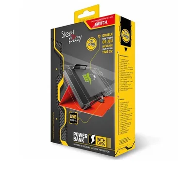 Zdjęcie produktu dla Steelplay JVASWI00020, Zestaw ładujący, Nintendo Switch, Ładowanie, Przewodowa, 10000 mAh, 18 mm
