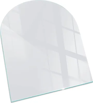 Produktbild von Farbe Hellgrau – Glasbodenplatte für – Kaminofen – Kaminplatte Glas – Schutzglas – Funkenschutzplatte –Glasbodenplatte Feuerfeste – Hitzeschutzplatte – Bodenschutz aus Glas – 80x70 cm