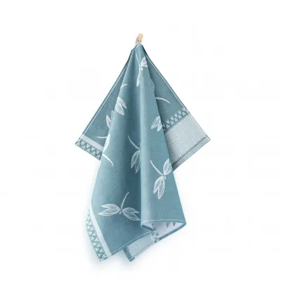 Produktbild von Geschirrtuch Wazki Blau-aus Ägyptischer Baumwolle 100% - 50x70cm
