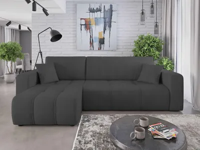 Produktbild von Couchgarnitur Sofa Sofagarnitur ALICE in L Form mit Schlaffunktion und Bettkasten Wohnlandschaft Polsterecke Polstergarnitur Couch
