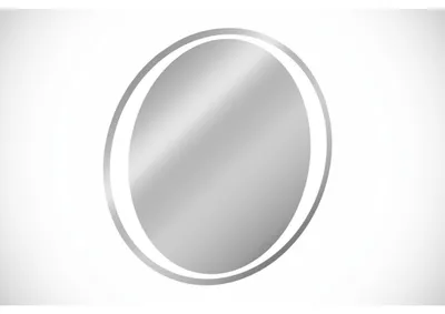 Immagine prodotto di Specchio bagno LED rotondo 80 cm illuminazione posteriore bianca design