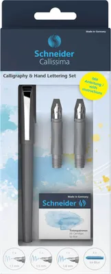 Immagine prodotto di Penna stilografica calligrafica Schneider Callissima set, 4 pezzi