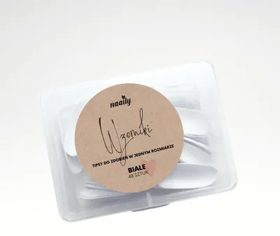 Zdjęcie produktu dla Wzorniki do zdobień w jednym rozmiarze BIAŁE Naaily