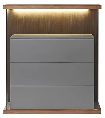 Immagine prodotto di Cassettiera di design illuminata credenza bassa mobile soggiorno scaffale lusso