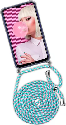 Produktbild von TWIST-Case + TWIST-Cord für Xiaomi Redmi Note 8T, Farbe:Bubblegum (Silber)
