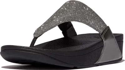 Image de FitFlop Lulu Shimmerlux Toepost Slippers Femme