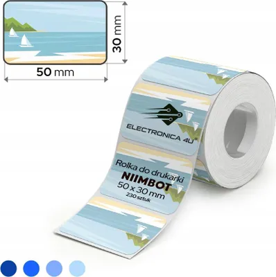 Produktbild von Selbstklebende Etiketten Thermosticker Niimbot B1 B4 B21 B21_Pro B3S B31 50x30