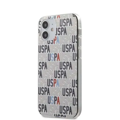 Obrázek produktu pro US Polo Assn Logo Mania - pouzdro pro iPhone 12 / iPhone 12 Pro (bílé)