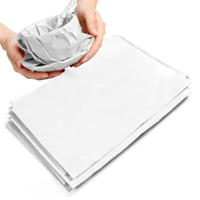 Packpapier 100 Blatt, 39x54 cm, weiß, Verpackungsmaterial