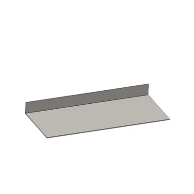 Produktbild von Heizgasumlenkplatte 620x265x4mm (Stahl) passend für Hark **