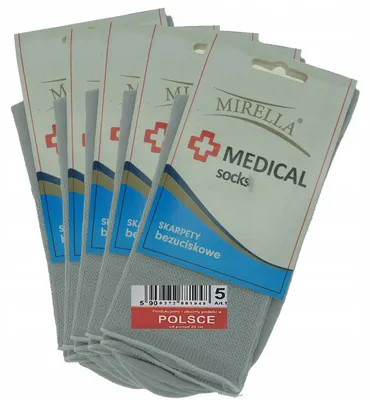 Image de MIRELLA Chaussettes Homme Coton Santé Sans Compression 44-46