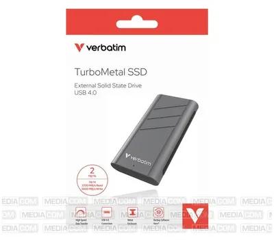 Produktbild von Verbatim TurboMetal - SSD - 2 TB - extern (tragbar)