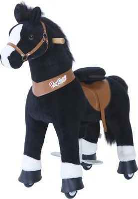 Produktbild von PonyCycle Schwarzes Pferd 4-9 Jahre mit Bremsen und Sound