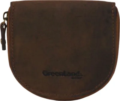 Produktbild von GreenLand Nature Leder Wiener Schachtel Monte Coin Purse Brown braun
