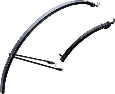 Zdjęcie produktu dla BBB Cycling SlimGuard BFD-22, Błotniki przednie i tylne (zestaw), Czarny