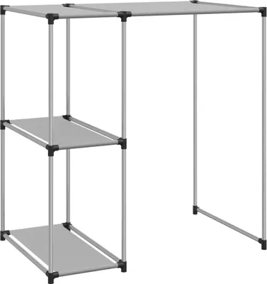 Immagine prodotto di vidaXL Ripiano lavatrice grigio 87x55x90,5 cm ferro da stiro