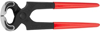 Produktbild von KNIPEX 50 01 210 Kneifzange mit Kunststoff überzogen schwarz atramentiert 210 mm