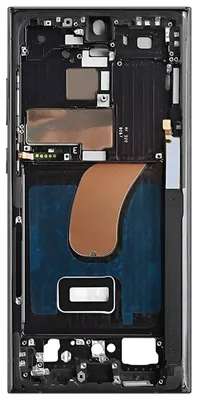 Produktbild von Clappio, Ersatz-Mittelgehäuse für Samsung Galaxy S23 Ultra, Grau