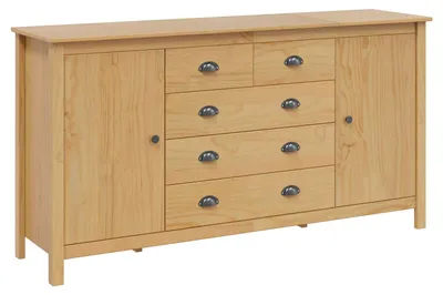 Produktbild von vidaXL Sideboard HILL Honigbraun 154 x 40 x 80 cm Massives Kiefernholz