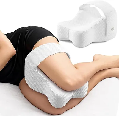 Produktbild von Kniekissen für Seitenschläfer, Seitenschläferkissen, Orthopädisches Kniekissen, Memory Foam Beinkissen, Lagerungskissen für Knie & Beine